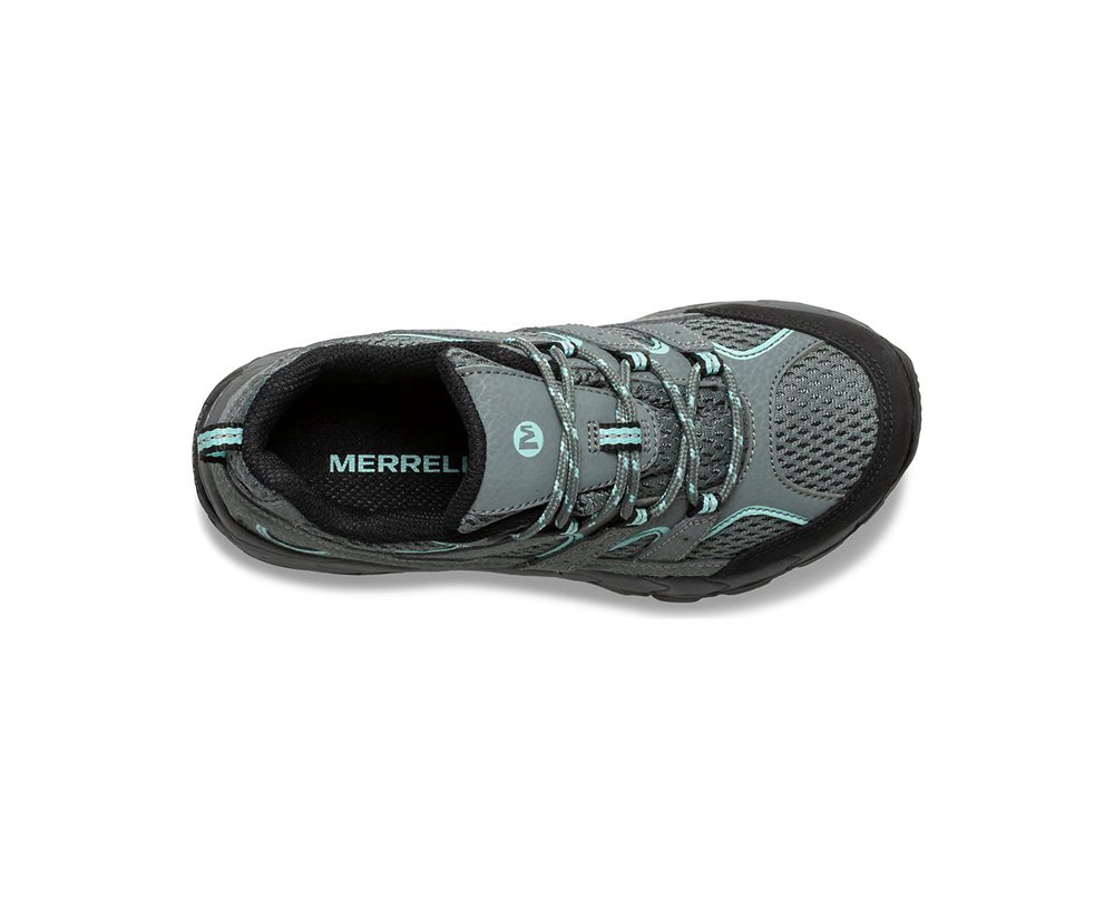 Merrell Hiking Shoes Grey - Moab 2 Low Lace - Kids 21OMWPXKE